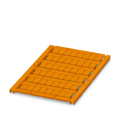 Phoenix Contact 0829611 Terminal Block Marker - UCT-TM 7.62 mm, Orange Labels — Terminal Blocks